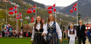 Flags and Fjords of Norway